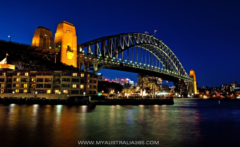 мост Харбор Бридж в Сиднее