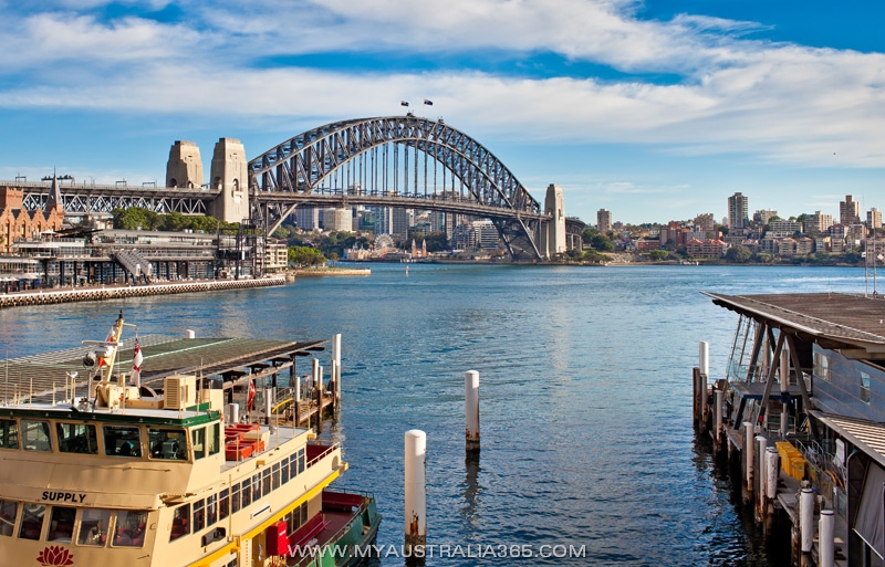 мост Харбор Бридж в Сиднее