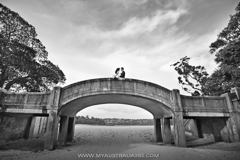 Свадебная фотосессия в Мосмане на Балморал Бич