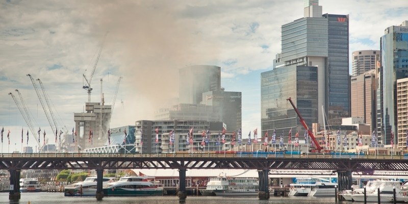 пожар в Сиднее