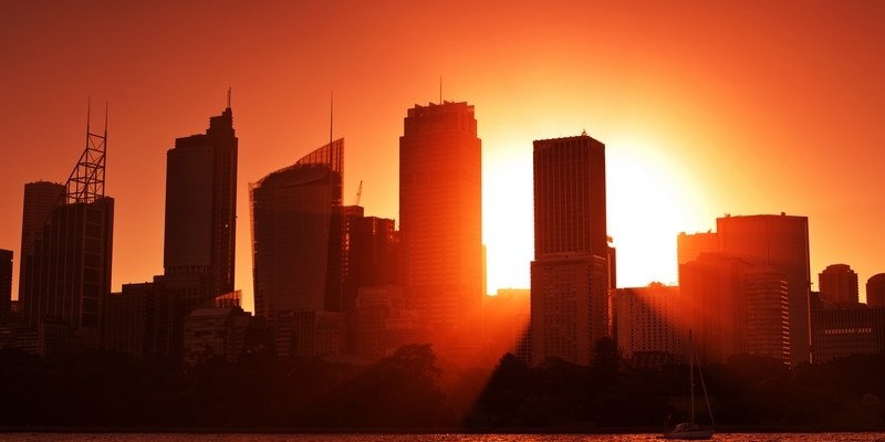 Закат в Сиднее