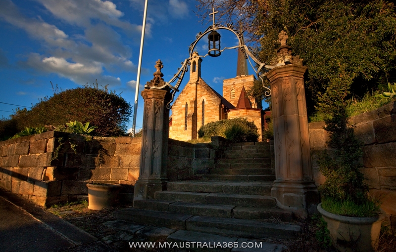 Церковь St Michael’s Anglican Church в районе Воклюз Vaucluse