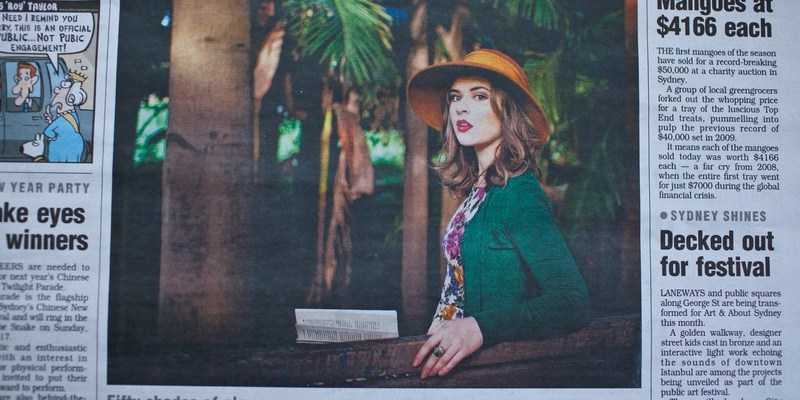 Моя фотография в сиднейской газете Mx