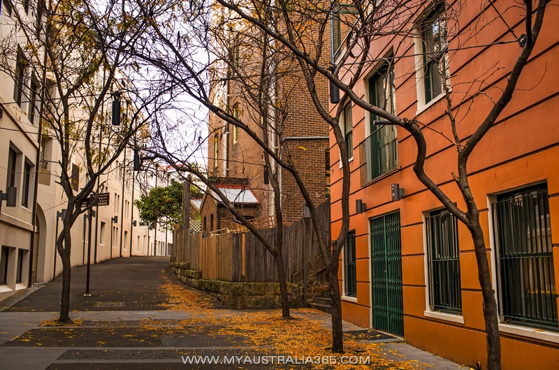 Живописные улочки района Зе Рокс The Rocks