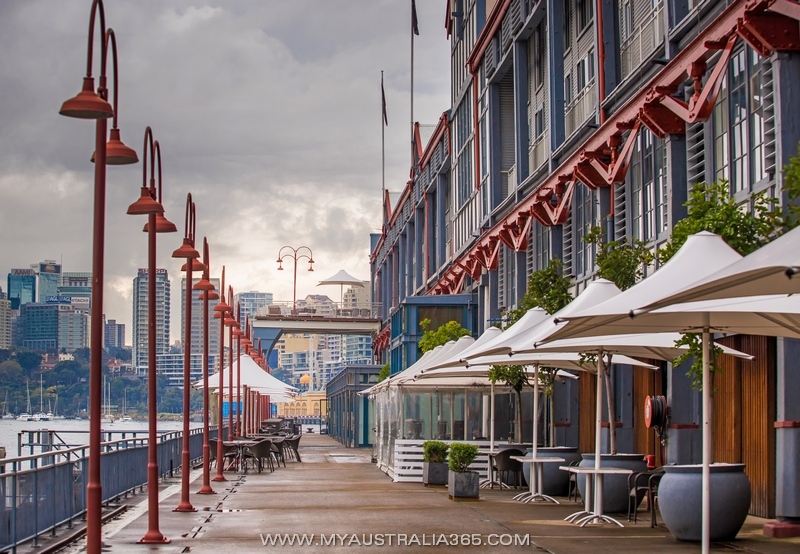 Пирс в районе Walsh Bay в Сиднее