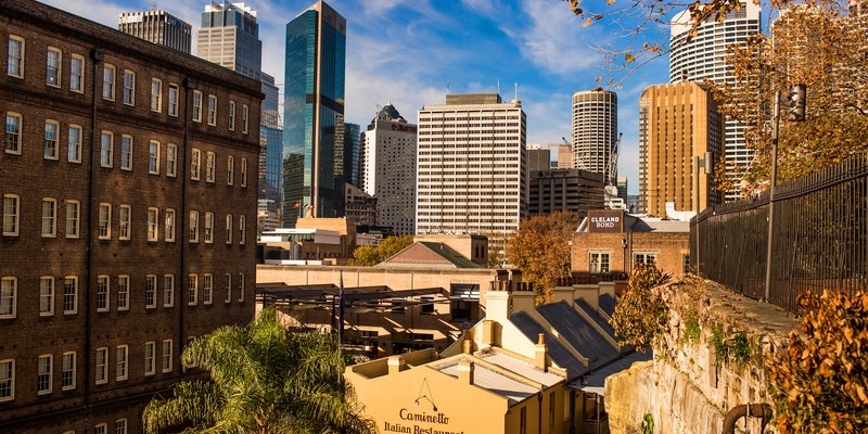 Bunkers Hill в районе Зе Рокс The Rocks