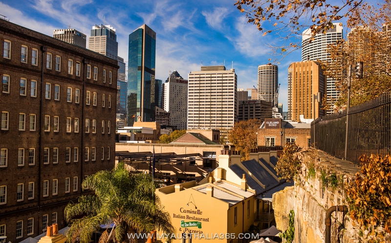 Bunkers Hill в районе Зе Рокс The Rocks