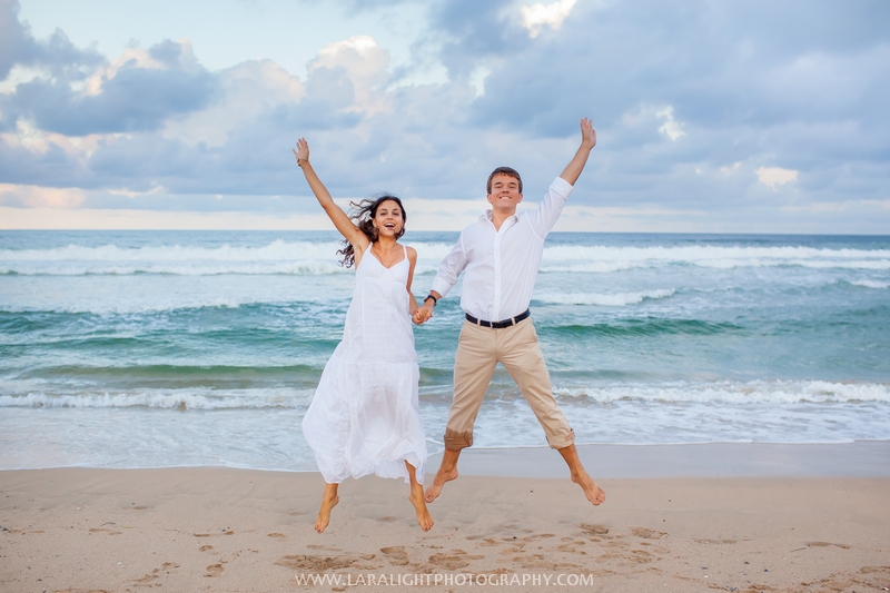 тропическая фотосессия на пляже в Сиднее