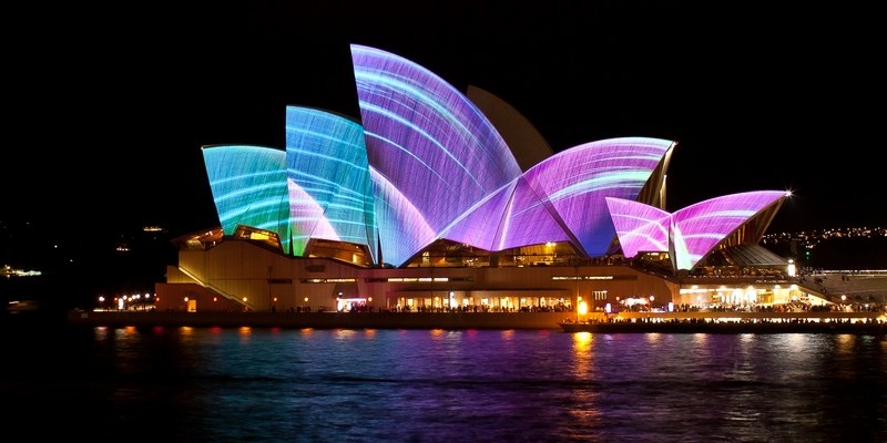 фестиваль света в Сиднее Vivid Sydney
